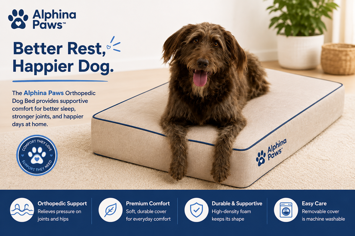 Tailsandlove Premium Orthopedic Pet Bed