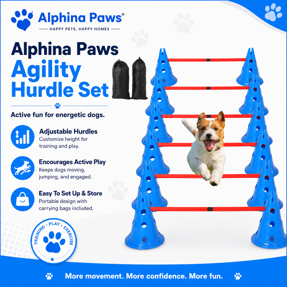 tailsandlove Agility Hurdle Set